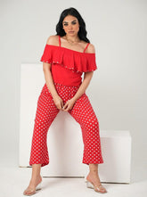 POLKA DOTS CROP-TOP PAJAMA - PYJAMODA